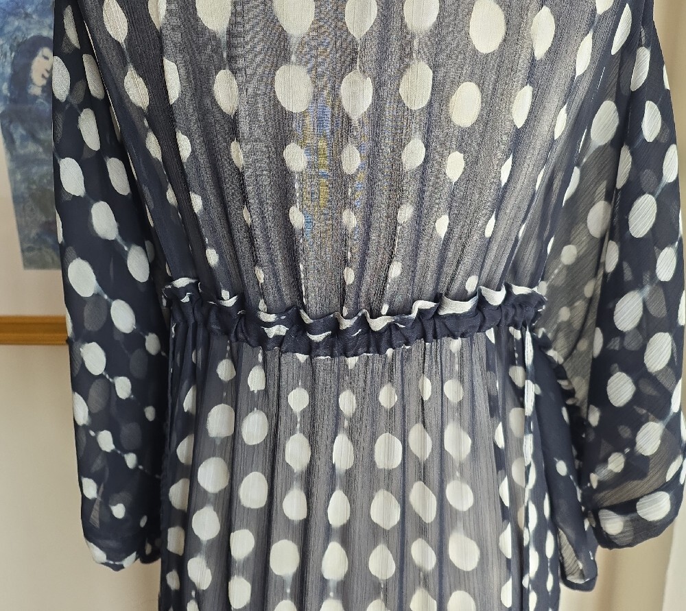 NWT Malia Mills Demi Caftan Urban Dot Noir - Picture 4 of 15